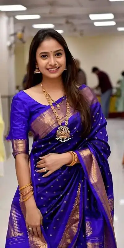 Royal Blue Soft Lichi Silk With Lace Work Saree | Sarees, Bollywood Sarees, Creative Sarees, Designer Sarees, Embroidered Sarees, Ethnic Saree, Modern Digital sarees, Party Wear Sarees