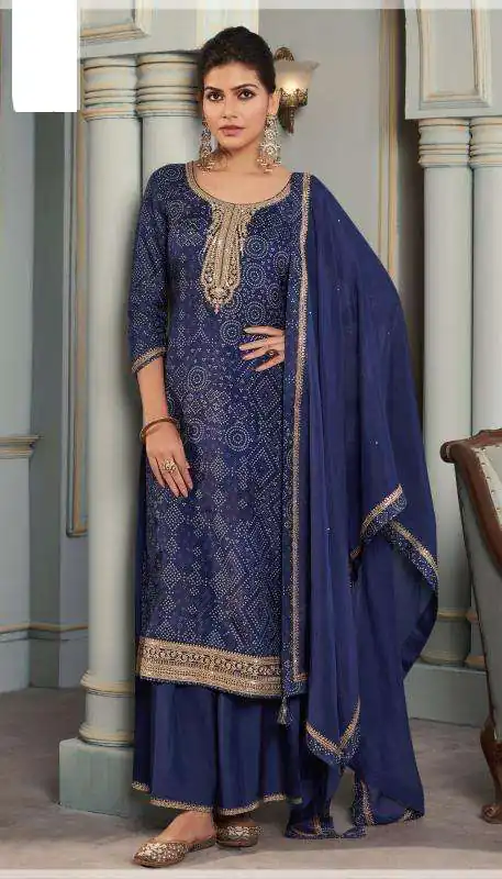Royal Blue Viscose Silk Digital Print Salwar Suit | Jump Suits, Salwar suit, Casual Suits, Creative suits, Designer Suits, Palazzo Suits, Party Wear Suits, Patiala Suits, Straight Suits
