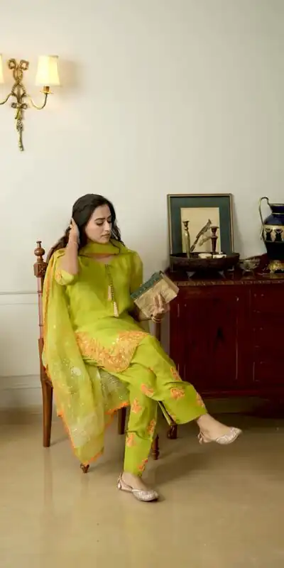 Sea Green Natural Crep Silk Sequence Work Salwar Suit | Jump Suits, Salwar suit, Casual Suits, Creative suits, Designer Suits, Palazzo Suits, Party Wear Suits, Patiala Suits, Straight Suits