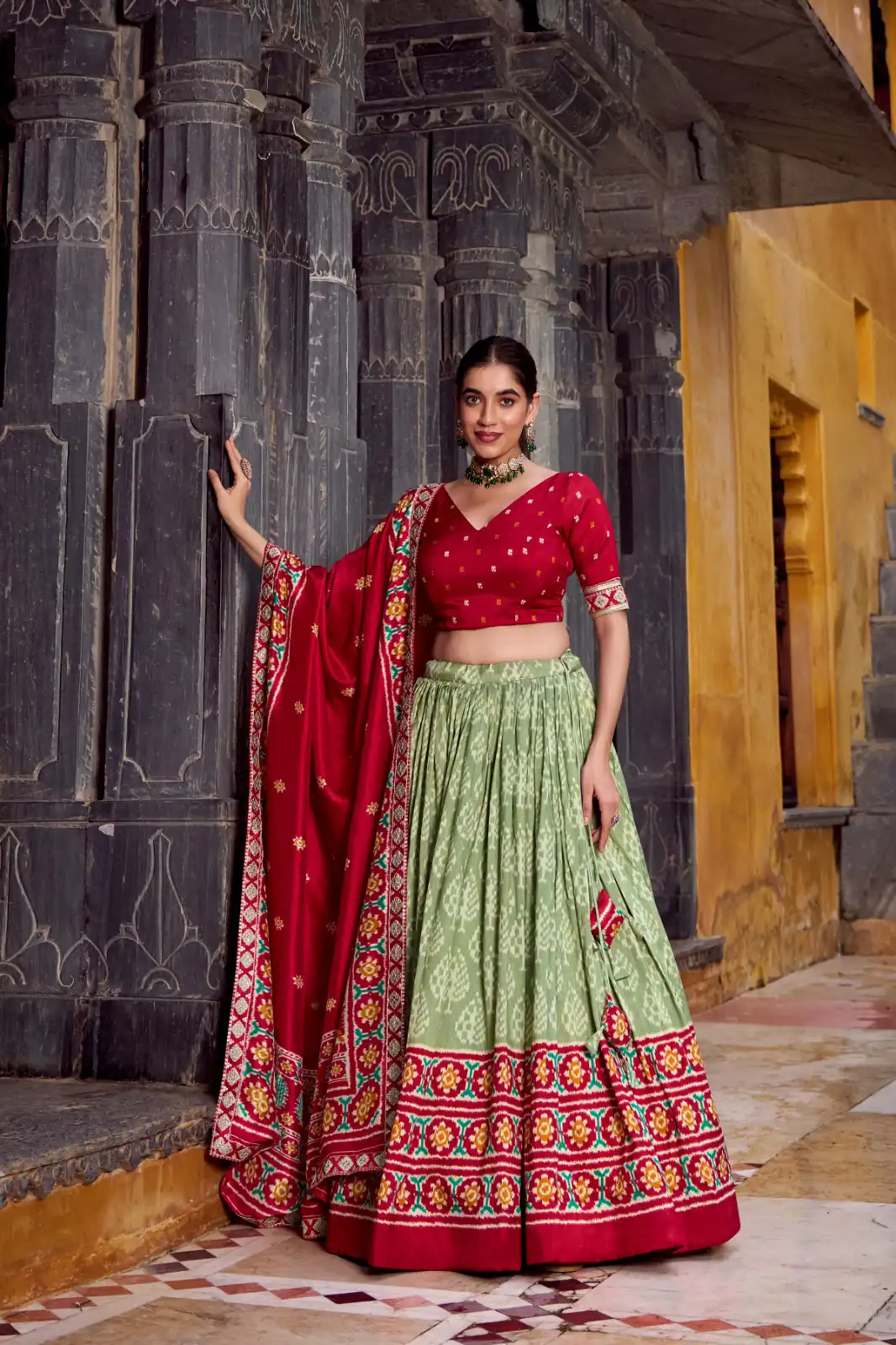 Sea Green Tasar Silk Sequins Embroidery Work Lehenga Choli | Lehenga, Bollywood Lehenga, Creative Lehenga, Designer Lehenga, Embroidered Lehenga, Party Wear Lehenga