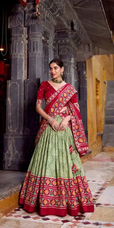 Sea Green Tasar Silk Sequins Embroidery Work Lehenga Choli | Lehenga, Bollywood Lehenga, Creative Lehenga, Designer Lehenga, Embroidered Lehenga, Party Wear Lehenga