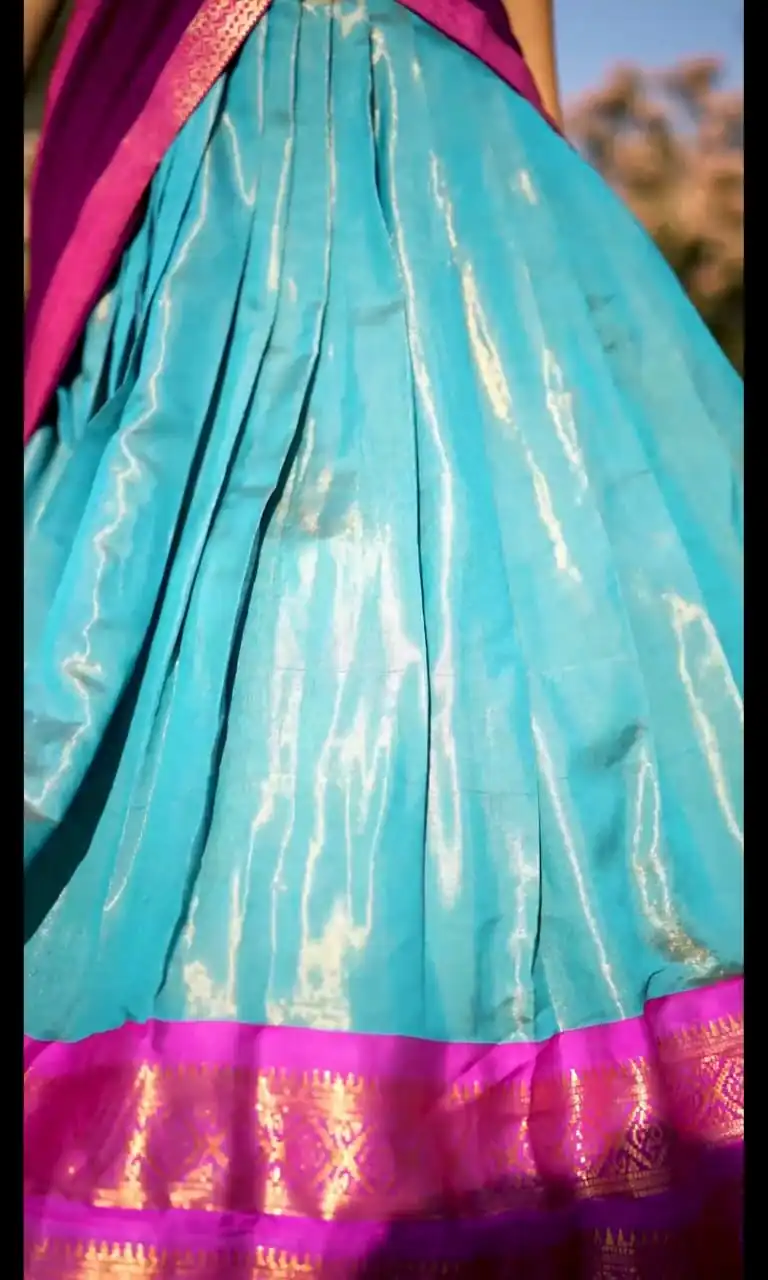 See Blue Kanchipuram Zari Weaving Lehenga Choli | Lehenga, Bollywood Lehenga, Creative Lehenga, Designer Lehenga, Embroidered Lehenga, Party Wear Lehenga