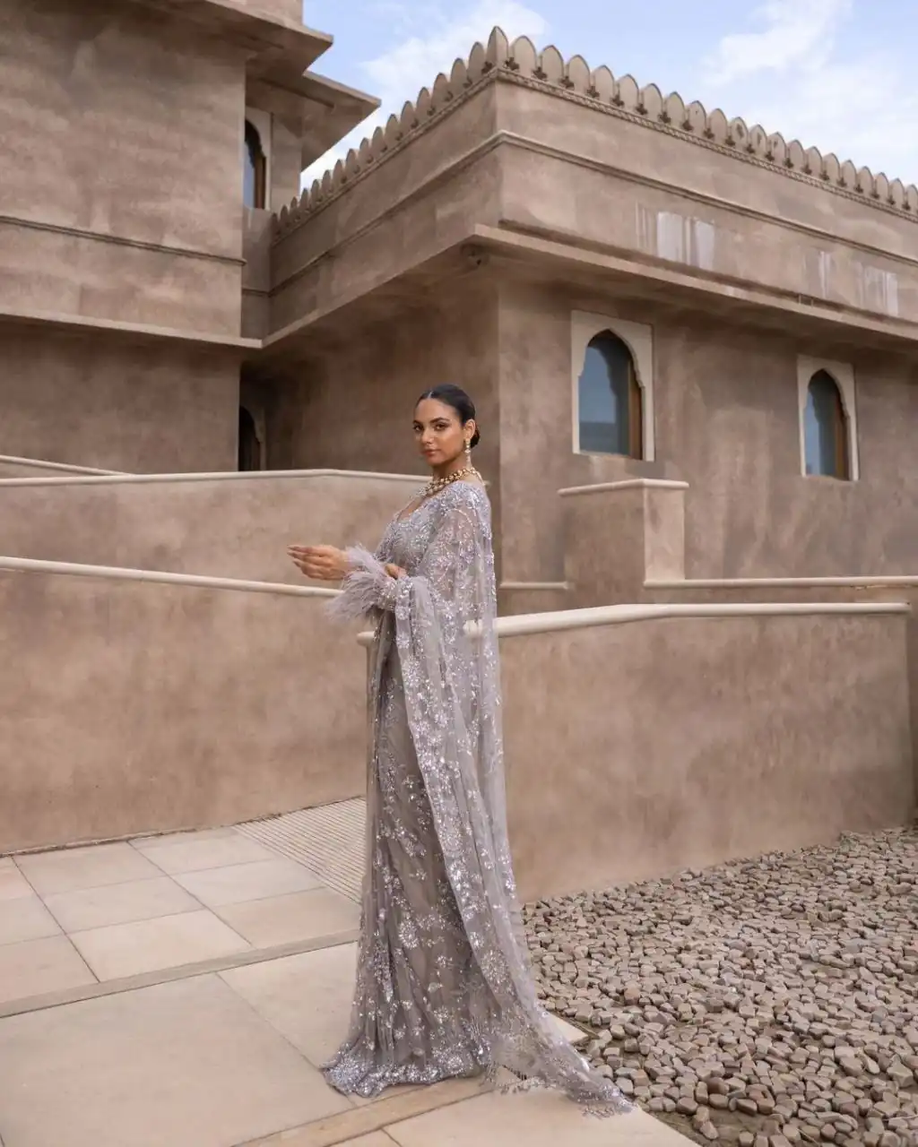 Silver Nylon Net Malty & Sequence Saree | Sarees, Bollywood Sarees, Creative Sarees, Designer Sarees, Embroidered Sarees, Ethnic Saree, Modern Digital sarees, Party Wear Sarees