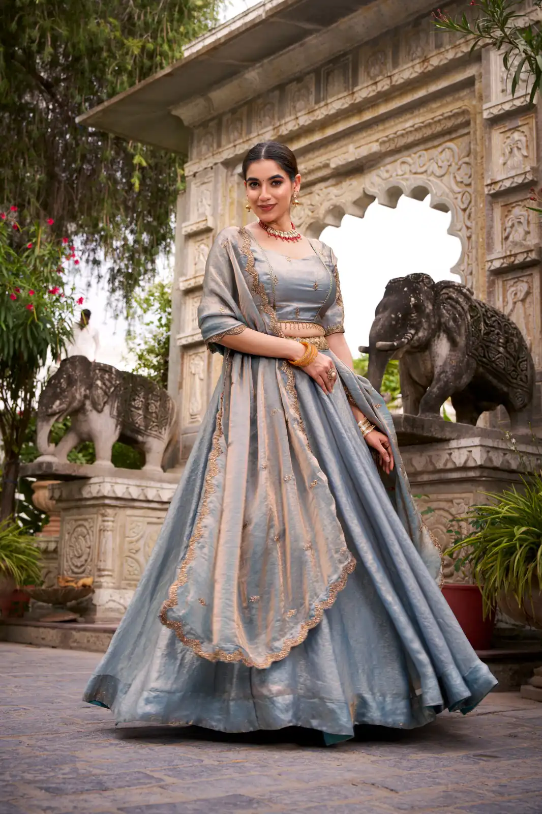 Sky Blue Fendi Sequins Work Lehenga Choli | Lehenga, Bollywood Lehenga, Creative Lehenga, Designer Lehenga, Embroidered Lehenga, Party Wear Lehenga