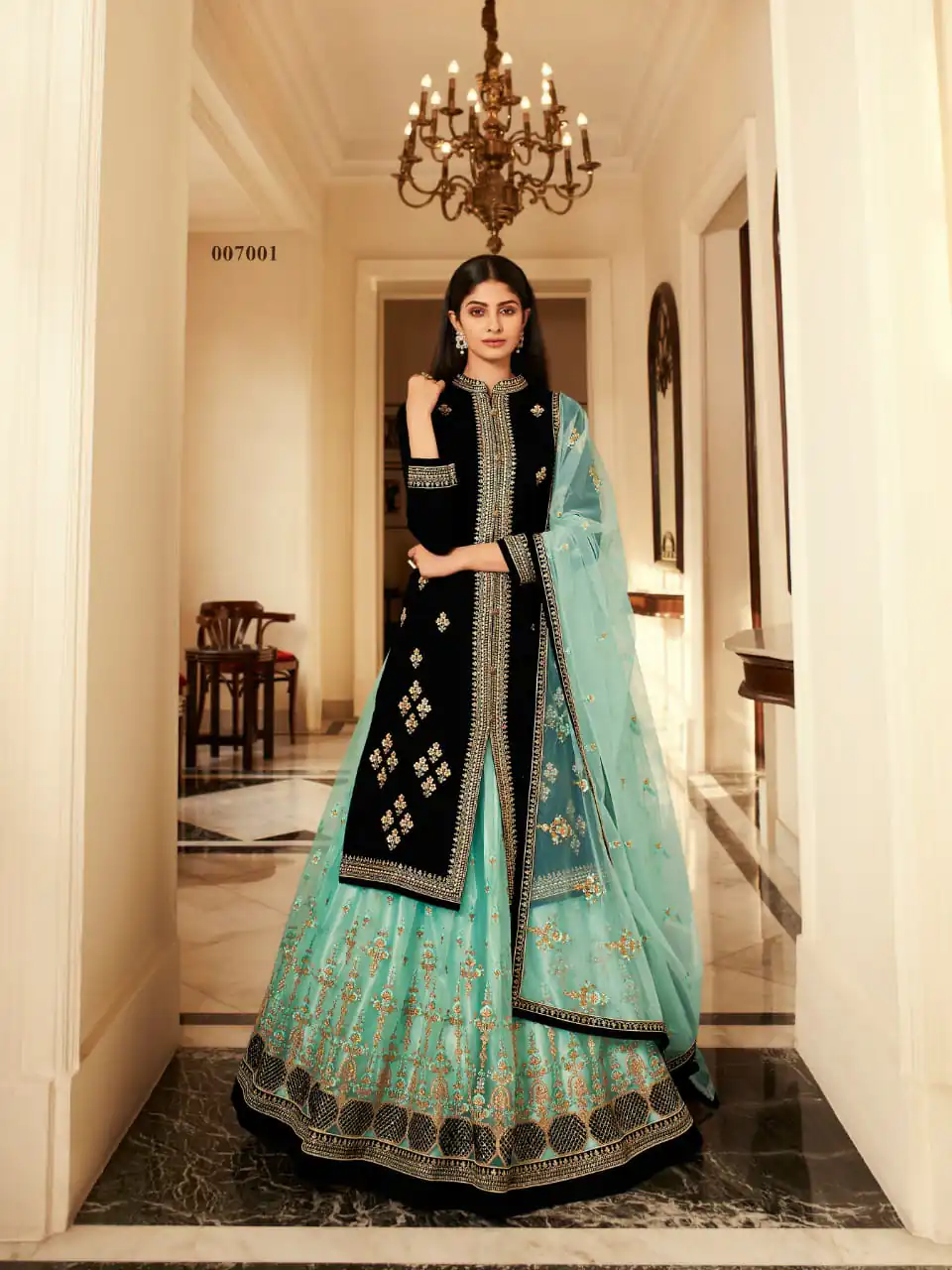 Sky Blue Georgette Embroidery Work Lehenga Choli | Lehenga, Bollywood Lehenga, Creative Lehenga, Designer Lehenga, Embroidered Lehenga, Party Wear Lehenga