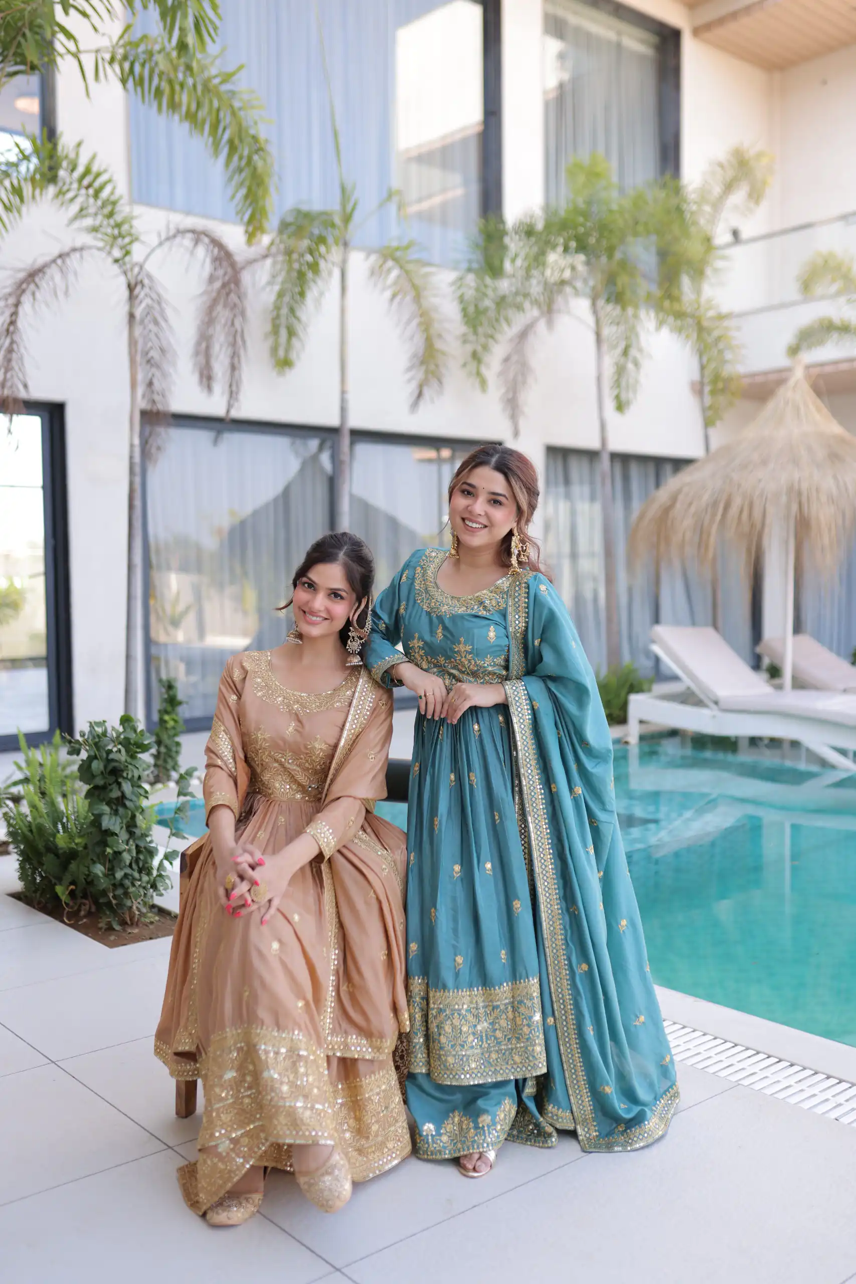 Sky Blue Super Silk Sequins Embroidery Work Salwar Suit | Jump Suits, Salwar suit, Casual Suits, Creative suits, Designer Suits, Palazzo Suits, Party Wear Suits, Patiala Suits, Straight Suits