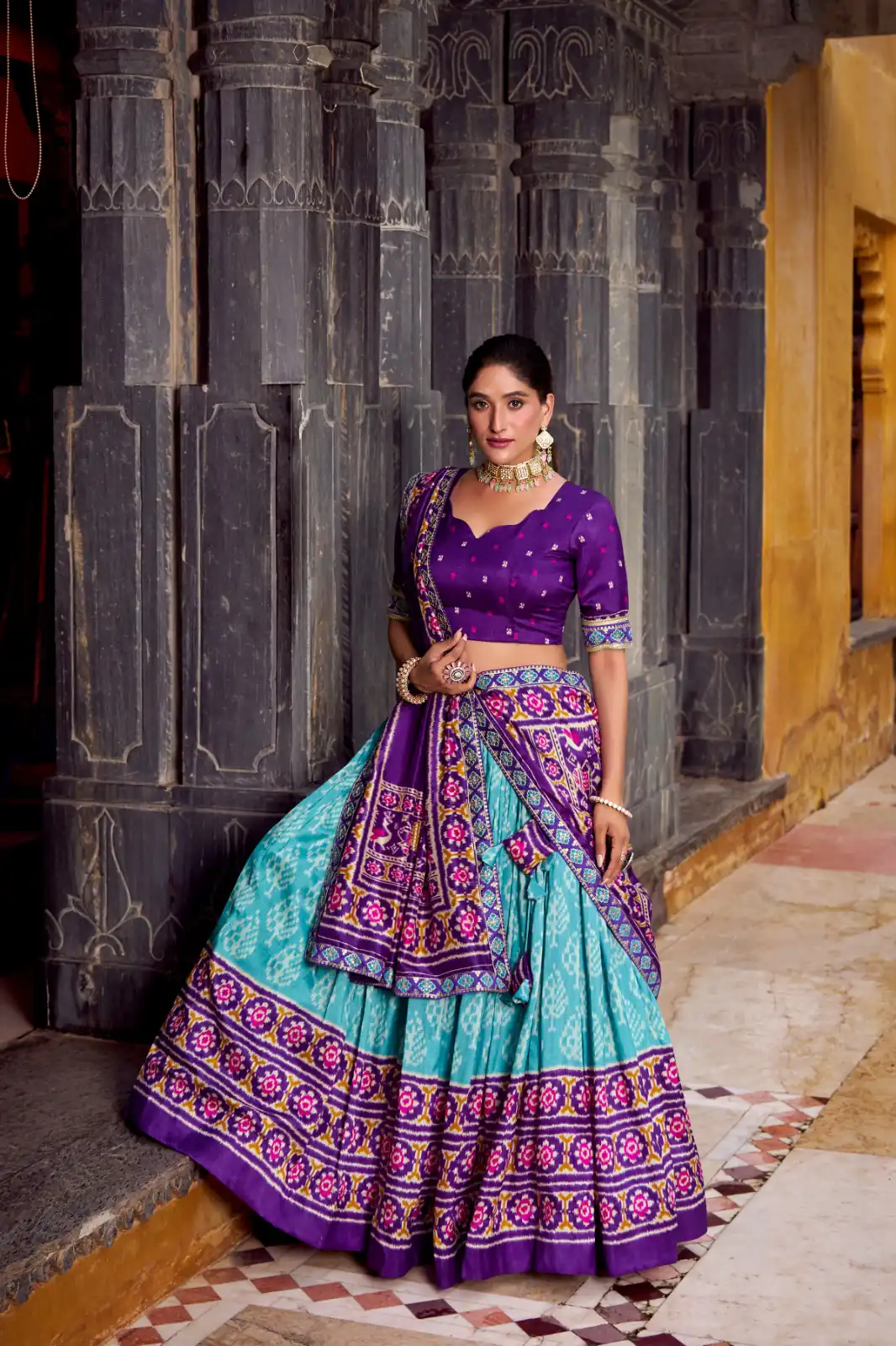 Sky Blue Tasar Silk Sequins Embroidery Work Lehenga Choli | Lehenga, Bollywood Lehenga, Creative Lehenga, Designer Lehenga, Embroidered Lehenga, Party Wear Lehenga