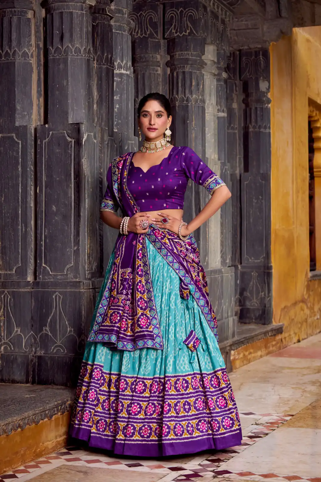 Sky Blue Tasar Silk Sequins Embroidery Work Lehenga Choli | Lehenga, Bollywood Lehenga, Creative Lehenga, Designer Lehenga, Embroidered Lehenga, Party Wear Lehenga