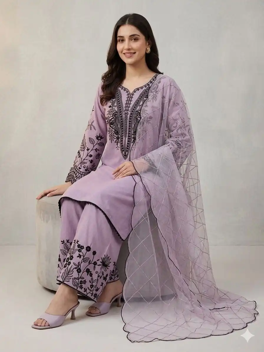 LG 2101 Purple Color Mal Cotton Embroidery Work Salwar Suit . Wedding, Party, Festive, Events, Get it for ₹2099. Delivery 4-6 Working Days. Shop now. | Jump Suits, Salwar suit, Casual Suits, Creative suits, Designer Suits, Palazzo Suits, Party Wear Suits, Patiala Suits, Straight Suits