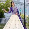 Ram 173 Navy Blue in Color Vichitra Silk Embroidery Work Lehenga Choli . Now at just ₹2549. Delivery 4-6 Working Days. Shop now. | Lehenga, Bollywood Lehenga, Creative Lehenga, Designer Lehenga, Embroidered Lehenga, Party Wear Lehenga