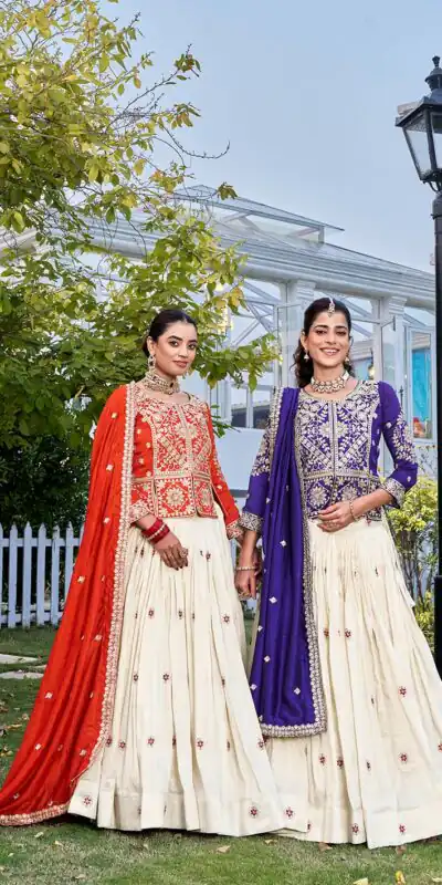 Ram 173 Navy Blue in Color Vichitra Silk Embroidery Work Lehenga Choli . Now at just ₹2549. Delivery 4-6 Working Days. Shop now. | Lehenga, Bollywood Lehenga, Creative Lehenga, Designer Lehenga, Embroidered Lehenga, Party Wear Lehenga