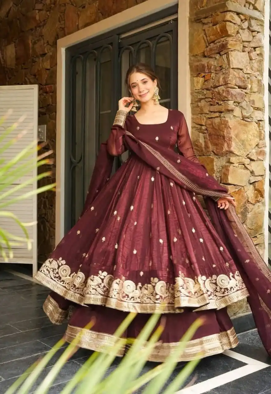 Stunning Maroon Gold Crazy Embroidery Work Salwar Suit | Jump Suits, Salwar suit, Casual Suits, Creative suits, Designer Suits, Palazzo Suits, Party Wear Suits, Patiala Suits, Straight Suits