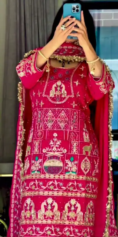 Stylish Pink Natural Crepe Sequence Work Salwar Suit | Jump Suits, Salwar suit, Casual Suits, Creative suits, Designer Suits, Palazzo Suits, Party Wear Suits, Patiala Suits, Straight Suits