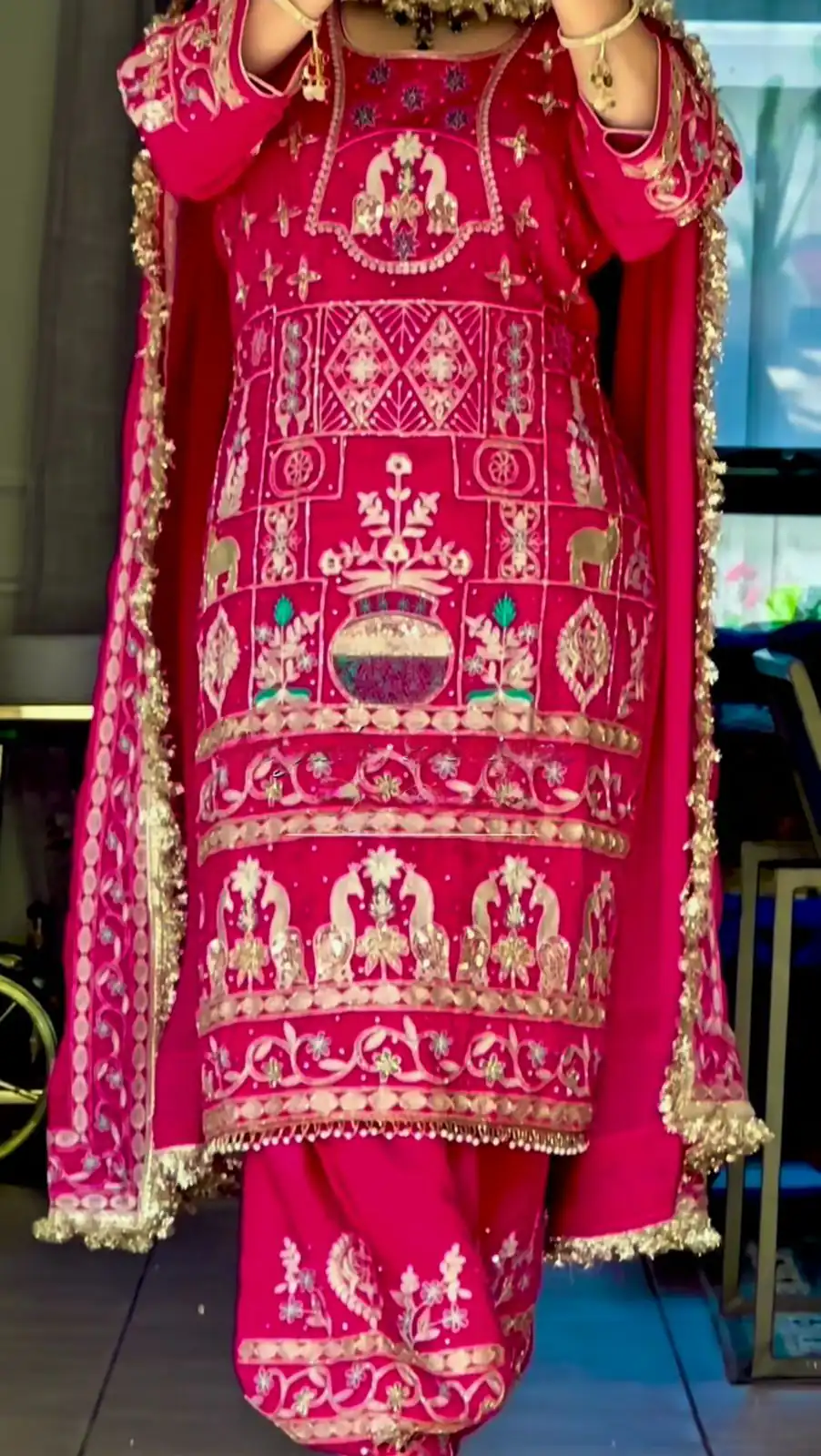 Stylish Pink Natural Crepe Sequence Work Salwar Suit | Jump Suits, Salwar suit, Casual Suits, Creative suits, Designer Suits, Palazzo Suits, Party Wear Suits, Patiala Suits, Straight Suits