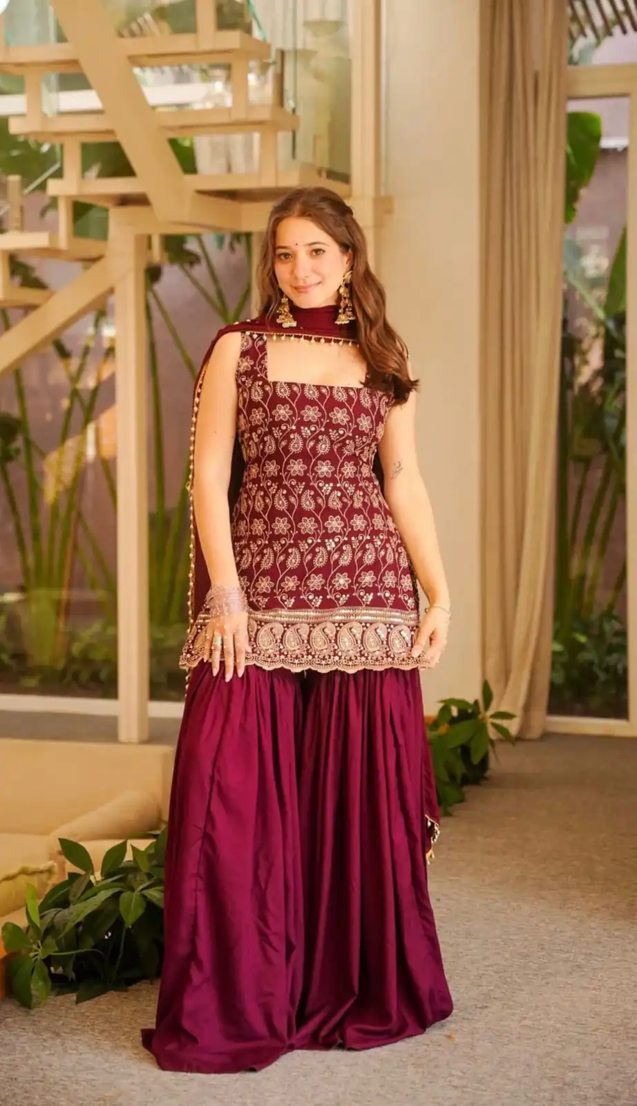 MD 3093 Red Blooming Faux Georgette Salwar Suit Perfect for Wedding, Party, Makar Sankranti, Baby Shower, Traditional Day – . Special Price ₹2149. Deliv | Jump Suits, Salwar suit, Casual Suits, Creative suits, Designer Suits, Palazzo Suits, Party Wear Suits, Patiala Suits, Straight Suits