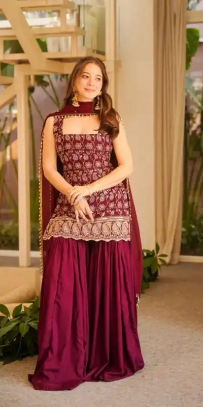MD 3093 Red Blooming Faux Georgette Salwar Suit Perfect for Wedding, Party, Makar Sankranti, Baby Shower, Traditional Day – . Special Price ₹2149. Deliv | Jump Suits, Salwar suit, Casual Suits, Creative suits, Designer Suits, Palazzo Suits, Party Wear Suits, Patiala Suits, Straight Suits