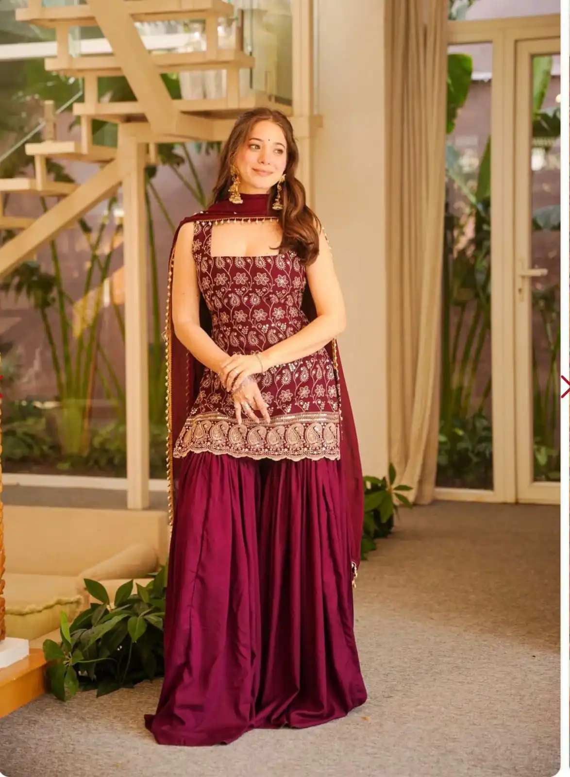 MD 3093 Red Blooming Faux Georgette Salwar Suit Perfect for Wedding, Party, Makar Sankranti, Baby Shower, Traditional Day – . Special Price ₹2149. Deliv | Jump Suits, Salwar suit, Casual Suits, Creative suits, Designer Suits, Palazzo Suits, Party Wear Suits, Patiala Suits, Straight Suits