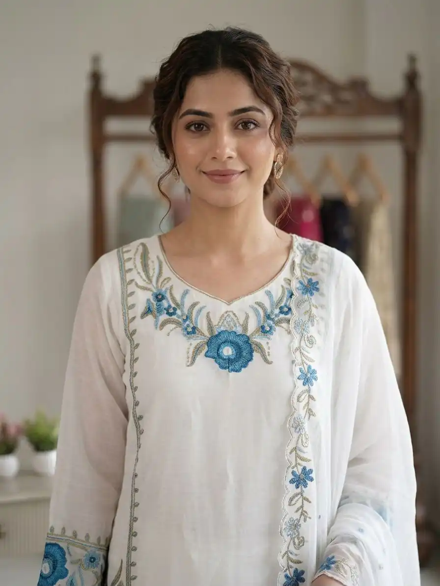 LG 2105 Blue Fox Georgette Salwar Suit With Embroidery Work. Affordable Price ₹2049. Delivery 4-6 Working Days. Shop now. | Jump Suits, Salwar suit, Casual Suits, Creative suits, Designer Suits, Palazzo Suits, Party Wear Suits, Patiala Suits, Straight Suits