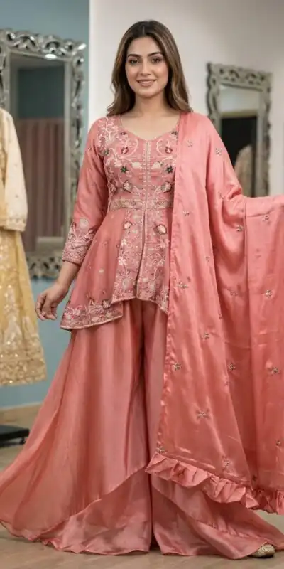 LG 2051 Peach in Rangoli Silk Embroidery Work Salwar Suit . Introductory Price ₹2549. Delivery 4-6 Working Days. Shop now. | Jump Suits, Salwar suit, Casual Suits, Creative suits, Designer Suits, Palazzo Suits, Party Wear Suits, Patiala Suits, Straight Suits