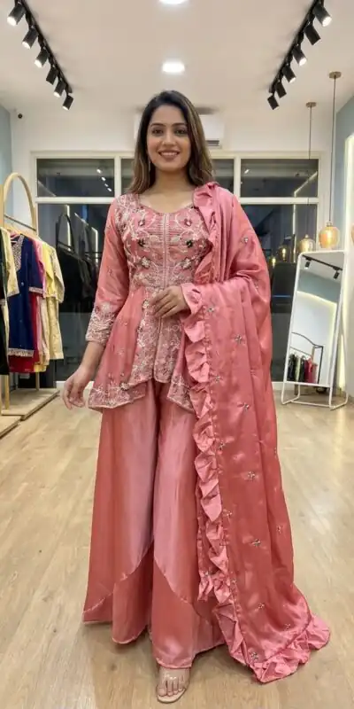 LG 2051 Peach in Rangoli Silk Embroidery Work Salwar Suit . Introductory Price ₹2549. Delivery 4-6 Working Days. Shop now. | Jump Suits, Salwar suit, Casual Suits, Creative suits, Designer Suits, Palazzo Suits, Party Wear Suits, Patiala Suits, Straight Suits