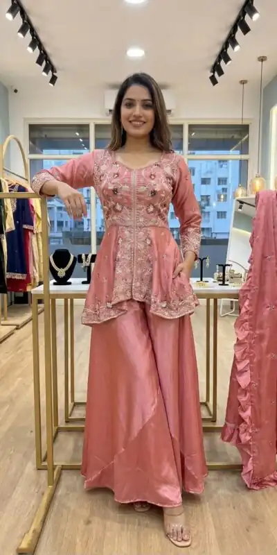 LG 2051 Peach in Rangoli Silk Embroidery Work Salwar Suit . Introductory Price ₹2549. Delivery 4-6 Working Days. Shop now. | Jump Suits, Salwar suit, Casual Suits, Creative suits, Designer Suits, Palazzo Suits, Party Wear Suits, Patiala Suits, Straight Suits