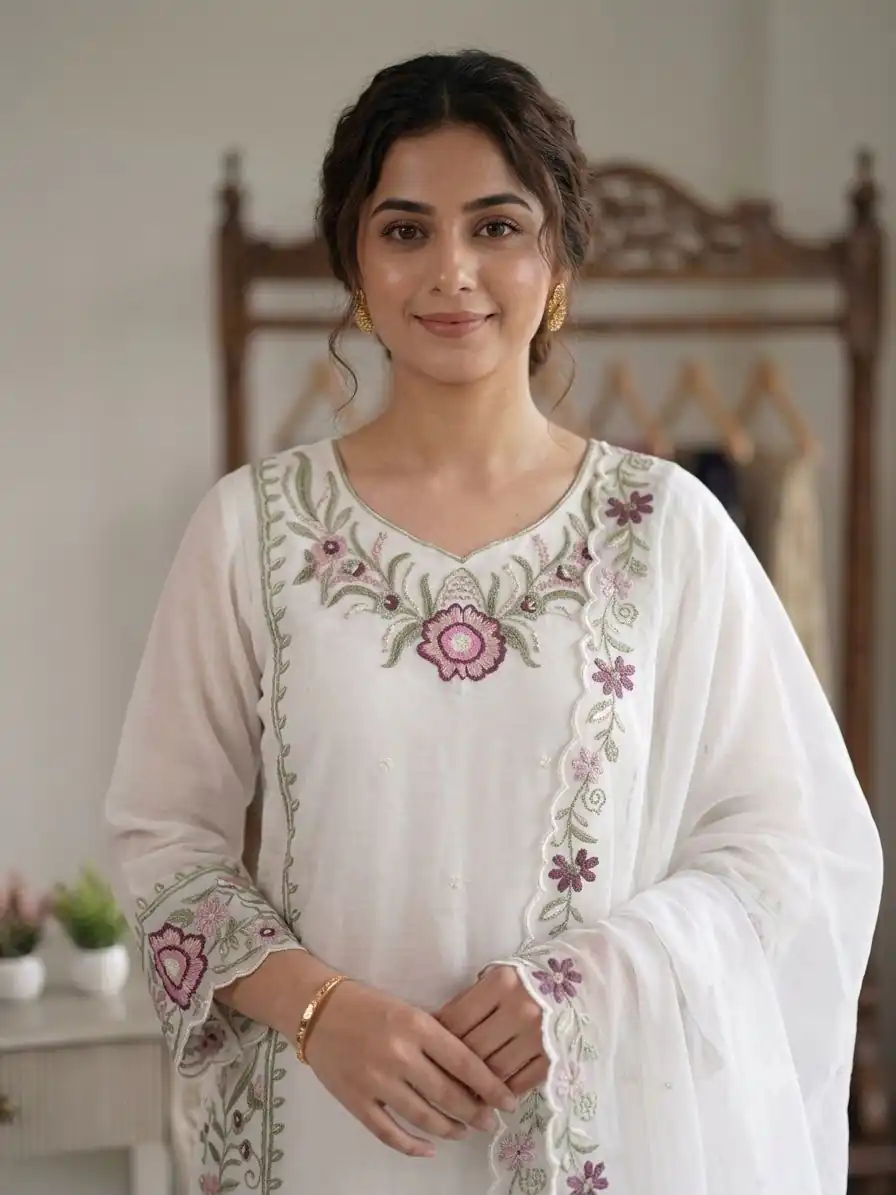 LG 2105 Pink Fox Georgette Salwar Suit With Embroidery Work. Affordable Price ₹2049. Delivery 4-6 Working Days. Shop now. | Jump Suits, Salwar suit, Casual Suits, Creative suits, Designer Suits, Palazzo Suits, Party Wear Suits, Patiala Suits, Straight Suits