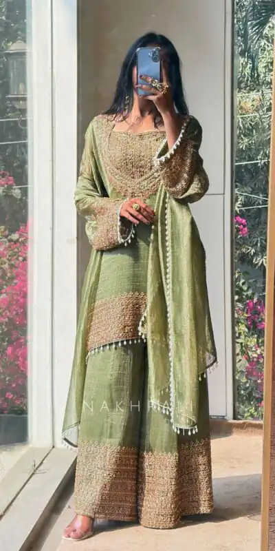 Super Pista Fendy Silk Embroidery Work Salwar Suit | Jump Suits, Salwar suit, Casual Suits, Creative suits, Designer Suits, Palazzo Suits, Party Wear Suits, Patiala Suits, Straight Suits