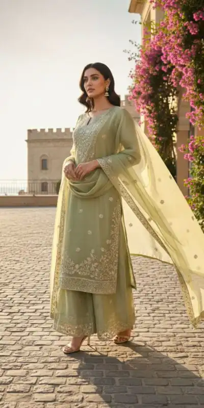 Super Pista Zimmy Silk Thread Work Salwar Suit | Jump Suits, Salwar suit, Casual Suits, Creative suits, Designer Suits, Palazzo Suits, Party Wear Suits, Patiala Suits, Straight Suits