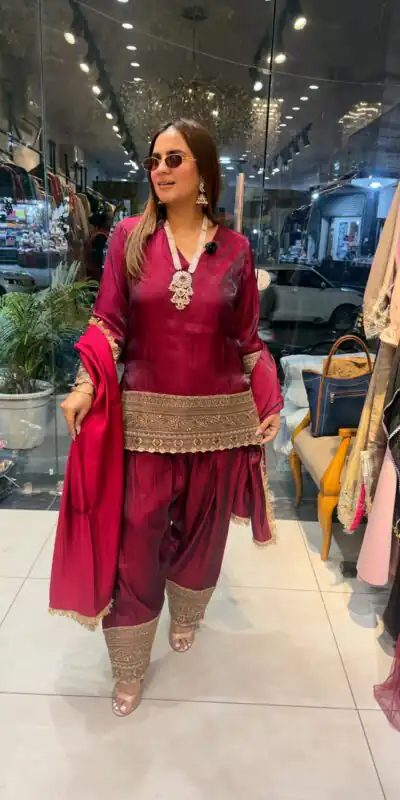 Super Red Fendy Silk Embroidery Work Salwar Suit | Jump Suits, Salwar suit, Casual Suits, Creative suits, Designer Suits, Palazzo Suits, Party Wear Suits, Patiala Suits, Straight Suits