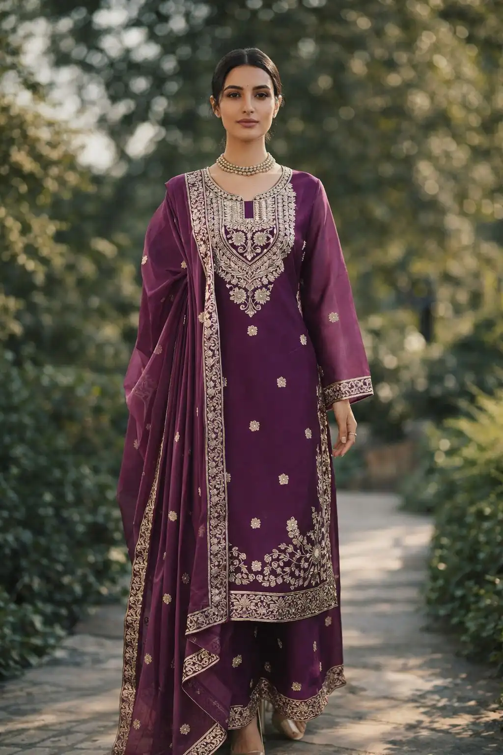 Super Wine Zimmy Silk Thread Work Salwar Suit | Jump Suits, Salwar suit, Casual Suits, Creative suits, Designer Suits, Palazzo Suits, Party Wear Suits, Patiala Suits, Straight Suits