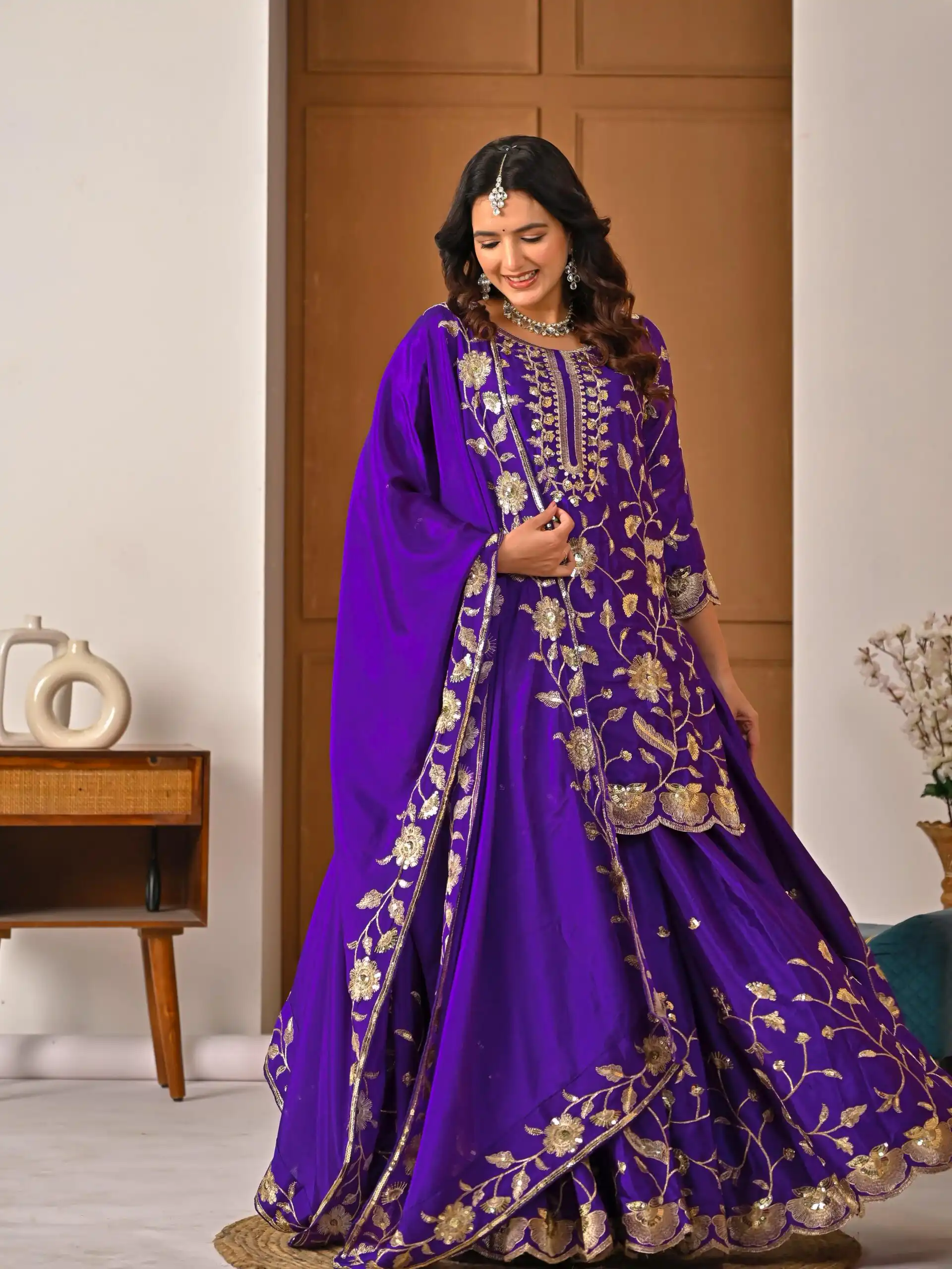 Superb Purple Chinon Silk Embroider Work Salwar Suit | Jump Suits, Salwar suit, Casual Suits, Creative suits, Designer Suits, Palazzo Suits, Party Wear Suits, Patiala Suits, Straight Suits
