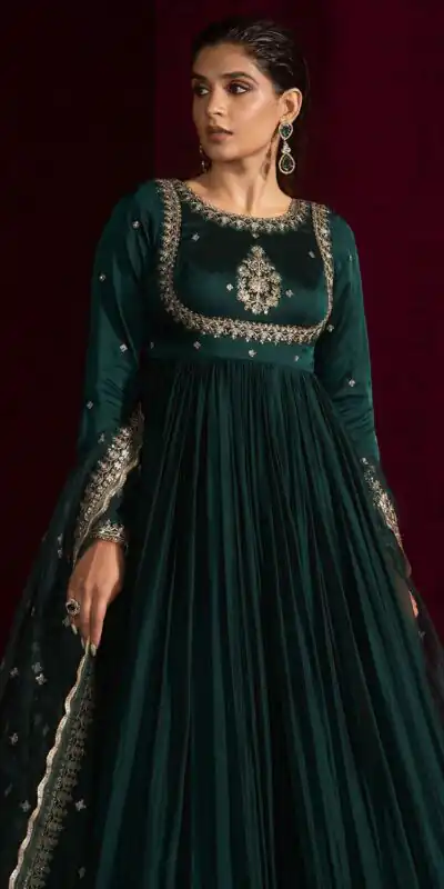 Teal Japan Satin Lace Work Salwar Suit | Jump Suits, Salwar suit, Casual Suits, Creative suits, Designer Suits, Palazzo Suits, Party Wear Suits, Patiala Suits, Straight Suits