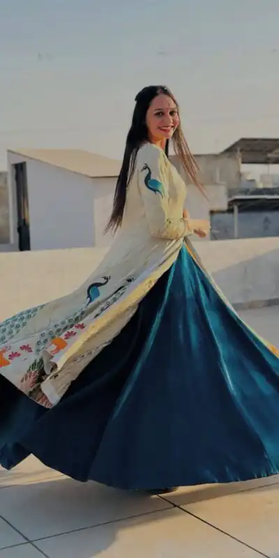 Teal Simar Silk Embroidery Work Lehenga Choli | Lehenga, Bollywood Lehenga, Creative Lehenga, Designer Lehenga, Embroidered Lehenga, Party Wear Lehenga