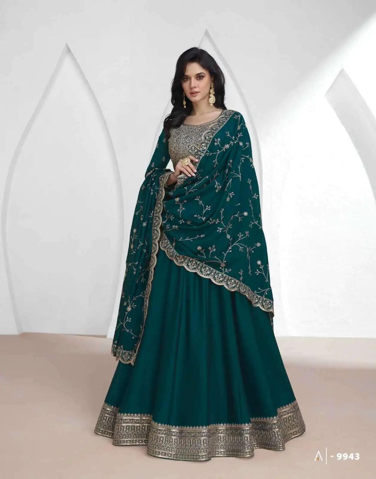Teal Vichitra Embroidery Lace Work Salwar Suit | Jump Suits, Salwar suit, Casual Suits, Creative suits, Designer Suits, Palazzo Suits, Party Wear Suits, Patiala Suits, Straight Suits