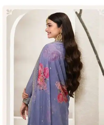 Violet Viscose Chinon Embroidered Sequence Salwar Suit | Salwar suit, Casual Suits, Creative suits, Designer Suits, Palazzo Suits, Party Wear Suits, Patiala Suits, Straight Suits