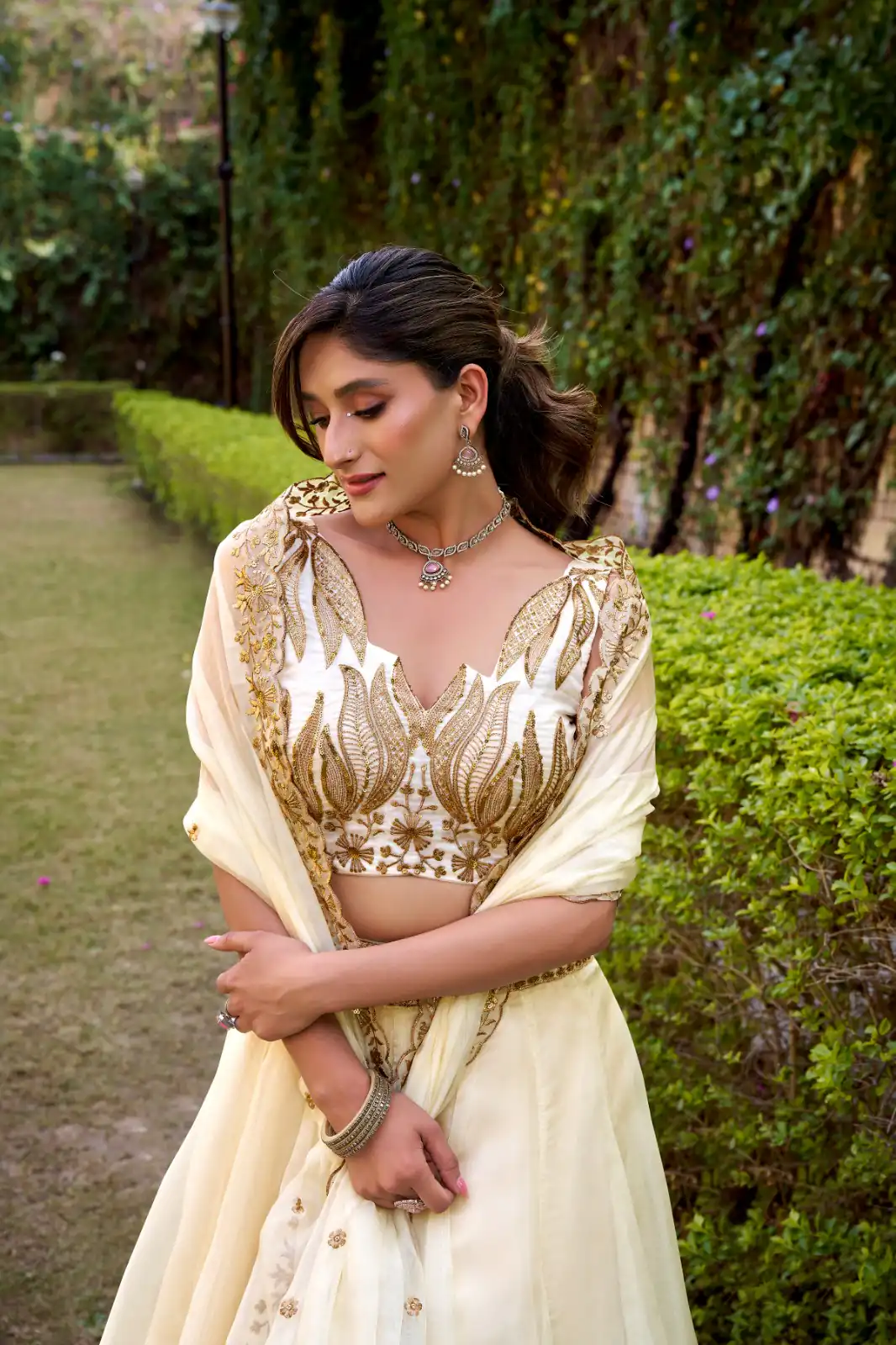 White Chanda Silk Sequins Work Lehenga Choli | Lehenga, Bollywood Lehenga, Creative Lehenga, Designer Lehenga, Embroidered Lehenga, Party Wear Lehenga