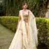 White Chanda Silk Sequins Work Lehenga Choli | Lehenga, Bollywood Lehenga, Creative Lehenga, Designer Lehenga, Embroidered Lehenga, Party Wear Lehenga