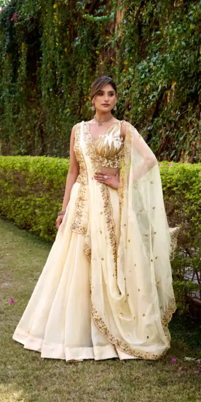 White Chanda Silk Sequins Work Lehenga Choli | Lehenga, Bollywood Lehenga, Creative Lehenga, Designer Lehenga, Embroidered Lehenga, Party Wear Lehenga