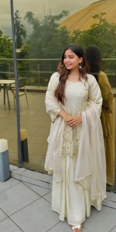 White Chinon Silk Lace Embroidery Work Salwar Suit | Jump Suits, Salwar suit, Casual Suits, Creative suits, Designer Suits, Palazzo Suits, Party Wear Suits, Patiala Suits, Straight Suits
