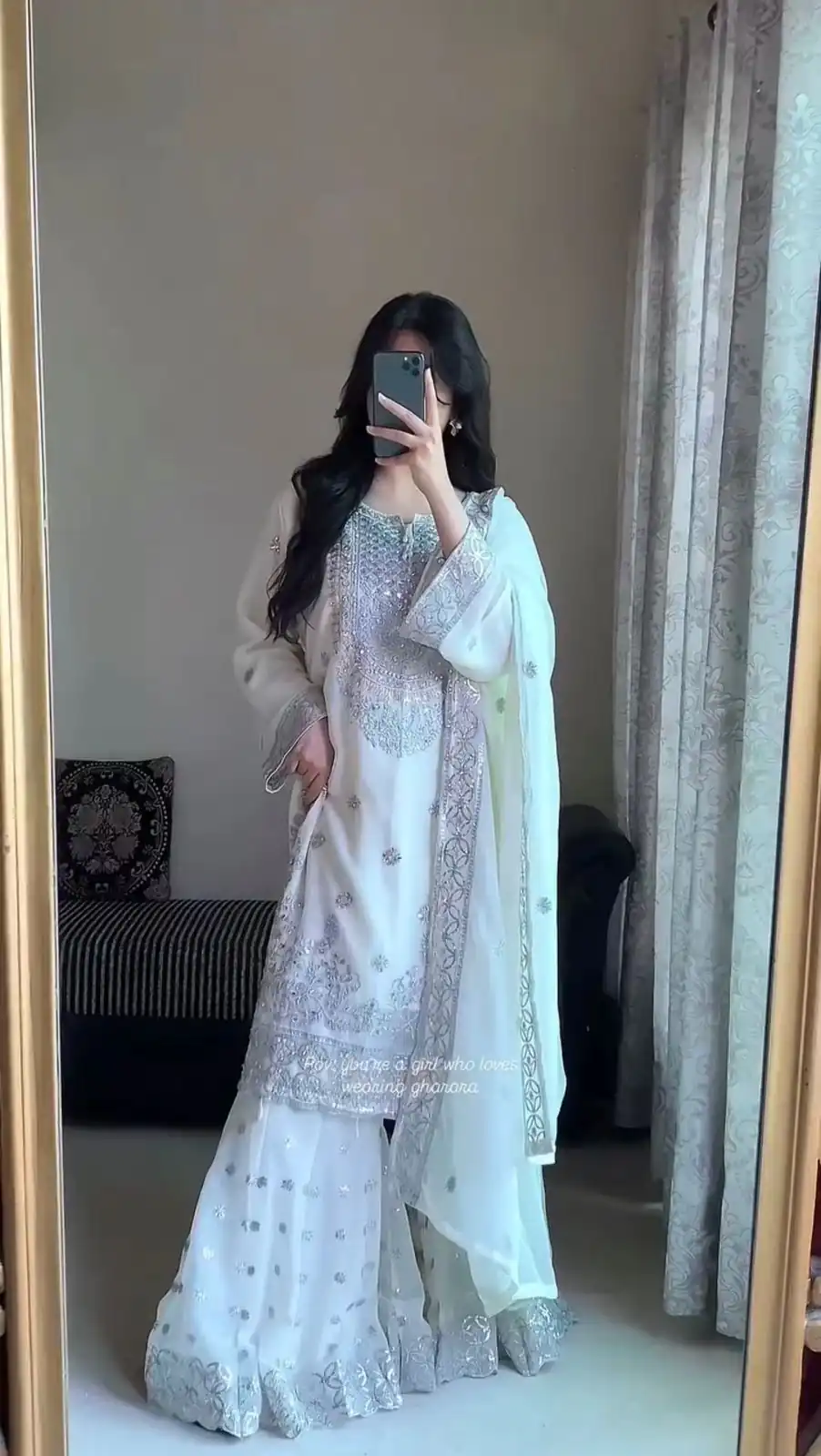 White Faux Georgette Sequence Work Salwar Suit | Jump Suits, Salwar suit, Casual Suits, Creative suits, Designer Suits, Palazzo Suits, Party Wear Suits, Patiala Suits, Straight Suits