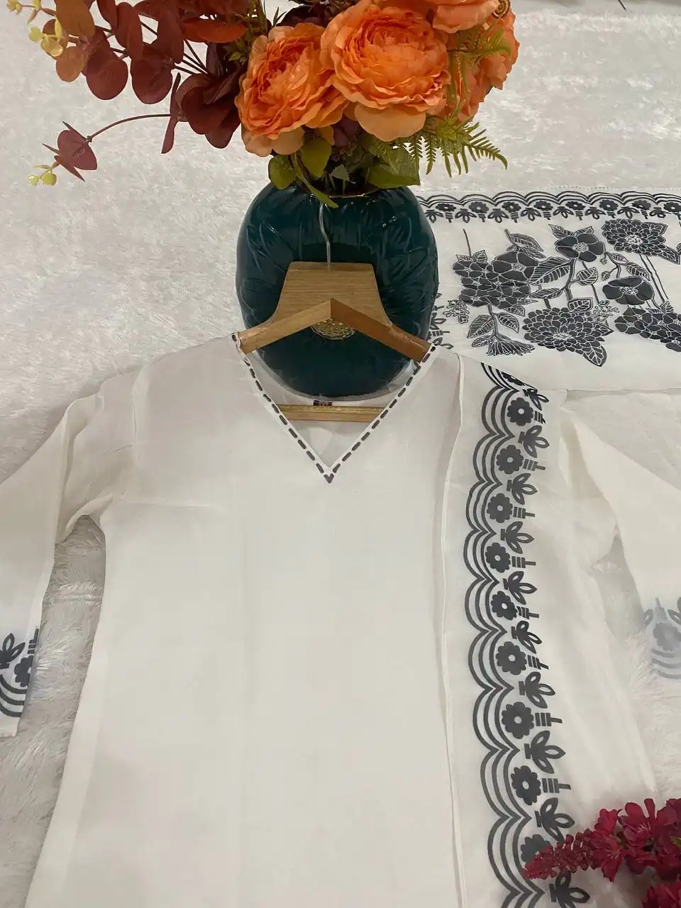 White Georgette Digital Print Salwar Suit | Jump Suits, Salwar suit, Casual Suits, Creative suits, Designer Suits, Palazzo Suits, Party Wear Suits, Patiala Suits, Straight Suits