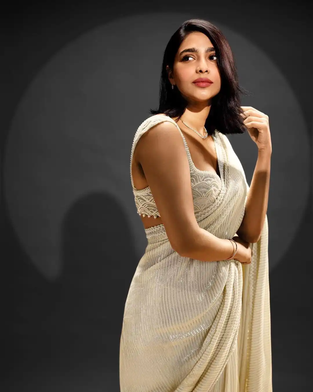 White Georgette Sequins Embroidery Work Saree | Sarees, Bollywood Sarees, Creative Sarees, Designer Sarees, Embroidered Sarees, Ethnic Saree, Modern Digital sarees, Party Wear Sarees