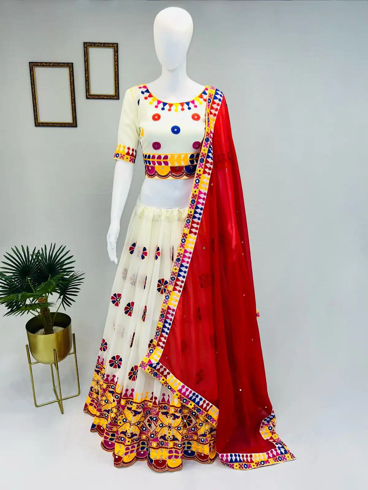 White Georgette Silk Embroidery Lehenga Choli | Lehenga, Bollywood Lehenga, Creative Lehenga, Designer Lehenga, Embroidered Lehenga, Party Wear Lehenga