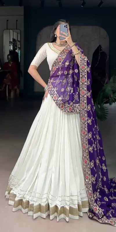 White Rayon Lace Touch Up Lehenga Choli | Lehenga, Bollywood Lehenga, Creative Lehenga, Designer Lehenga, Embroidered Lehenga, Party Wear Lehenga
