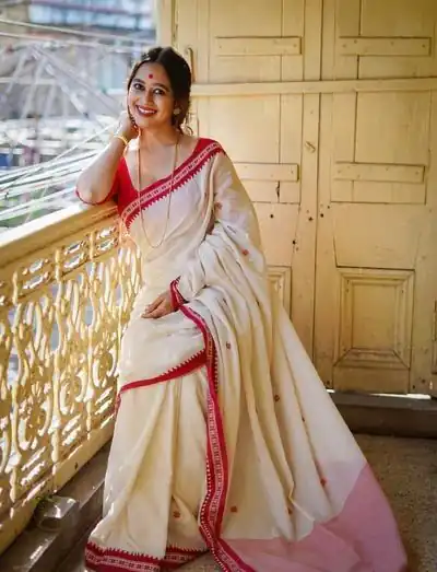 White Soft Lilan Slab Weaving Work Saree | Sarees, Bollywood Sarees, Creative Sarees, Designer Sarees, Embroidered Sarees, Ethnic Saree, Modern Digital sarees, Party Wear Sarees