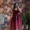 Wine Chinon Silk Thread Work Salwar Suit | Jump Suits, Salwar suit, Casual Suits, Creative suits, Designer Suits, Palazzo Suits, Party Wear Suits, Patiala Suits, Straight Suits