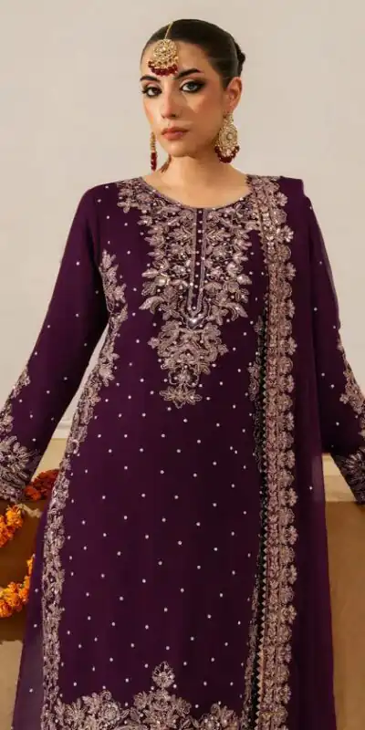 Wine Faux Georgette Lace Work Salwar Suit | Jump Suits, Salwar suit, Casual Suits, Creative suits, Designer Suits, Palazzo Suits, Party Wear Suits, Patiala Suits, Straight Suits