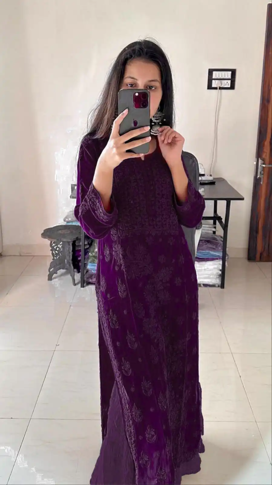 Wine Georgette Embroidery Salwar Suit | Jump Suits, Salwar suit, Casual Suits, Creative suits, Designer Suits, Palazzo Suits, Party Wear Suits, Patiala Suits, Straight Suits