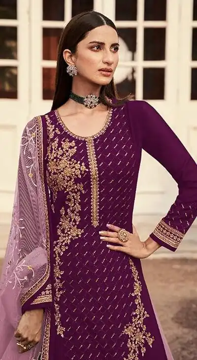Wine Georgette Embroidery Stone Work Lehenga Choli | Lehenga, Bollywood Lehenga, Creative Lehenga, Designer Lehenga, Embroidered Lehenga, Party Wear Lehenga