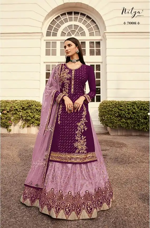 Wine Georgette Embroidery Stone Work Lehenga Choli | Lehenga, Bollywood Lehenga, Creative Lehenga, Designer Lehenga, Embroidered Lehenga, Party Wear Lehenga